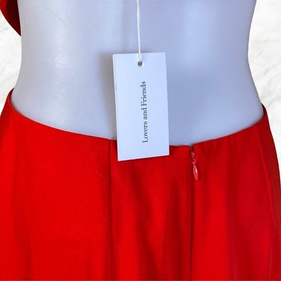 Lovers and Friends Titus Midi Dress - Red - Picture 11 of 12